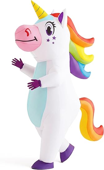 Spooktacular Creations Halloween Inflatable Costume: The Unicorn Blow-Up Suit That Will Make You the Legend of Every Party