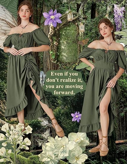 Scarlet Darkness Renaissance Dress: Where Victorian Elegance Meets Cottagecore Dream